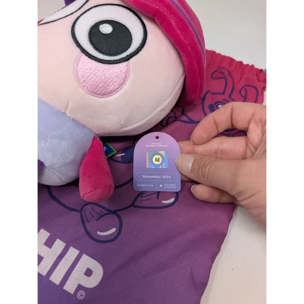 Makeship Moopy Plush Piggy Game Plushie MiniToon Limited Edition 1/1,435 NWT‎